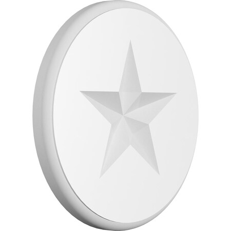 Ekena Millwork Standard Grayson Star Rosette With Rounded Edge, 6"W x 6"H x 1/2"P ROSP060X060X050GRY08